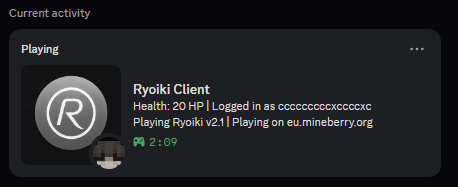 Discord Rich Presence activity screenshot